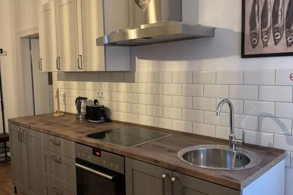 Küche / Küchenzeile  Gemütliches Appartement "Hans" in Köthen mit 4 Schlafzimmern