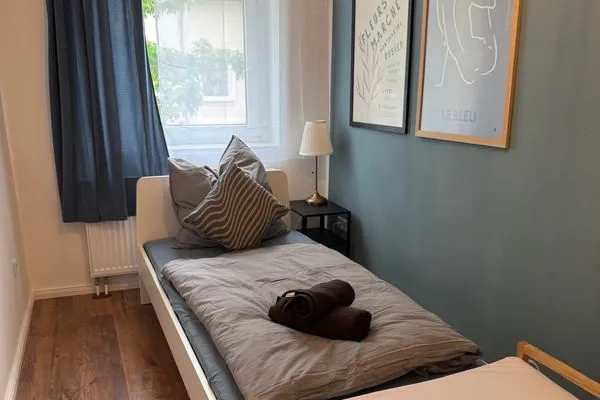 Schlafzimmer  Gemütliches Appartement "Peter" in Köthen mit 3 Schlafzimmern