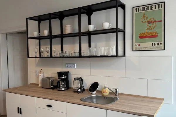Küche / Küchenzeile  Gemütliches Appartement "Peter" in Köthen mit 3 Schlafzimmern