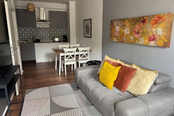 Wohnzimmer  Gemütliches Appartement "Ilse" an der Goitzsche mit Stellplatz