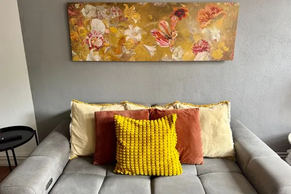 Wohnzimmer  Gemütliches Appartement "Ilse" an der Goitzsche mit Stellplatz