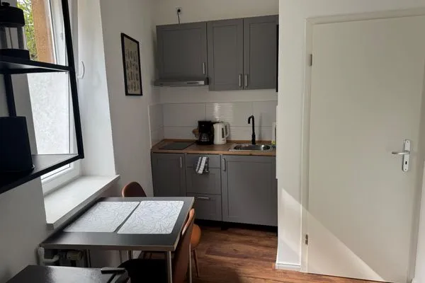 Küche / Küchenzeile  Gemütliches Appartement "Karl" mit 2 Schlafzimmern an der Goitzsche