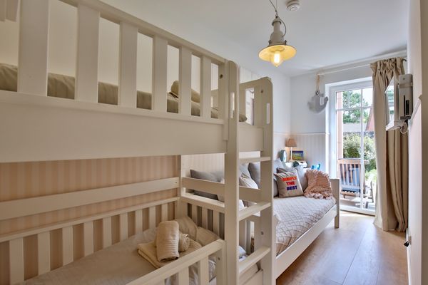 Bootshaus I Zuhause im Bootshaus Nordsee - Schlafzimmer