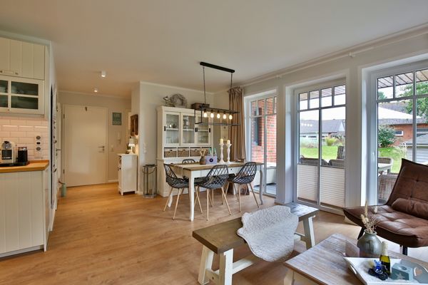 Bootshaus I Zuhause im Bootshaus Nordsee - Wohnzimmer