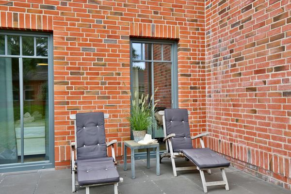 Bootshaus I Zuhause im Bootshaus Nordsee - Terrasse