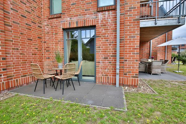 Bootshaus I Zuhause im Bootshaus Nordsee - Terrasse