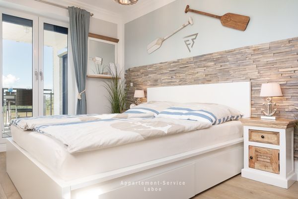  FeWo AquaMarin Stein - Schlafzimmer