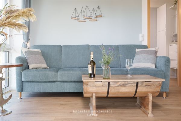 FeWo AquaMarin Stein - Wohnzimmer