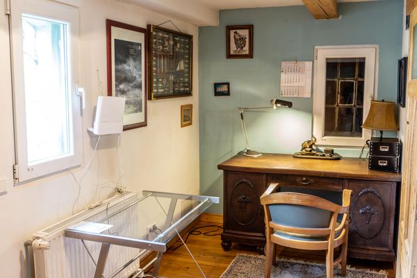  Ferienhaus Borsthusen Garding - Schreibtisch