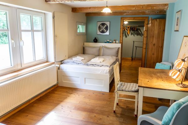  Ferienhaus Borsthusen Garding - Schlafbereich