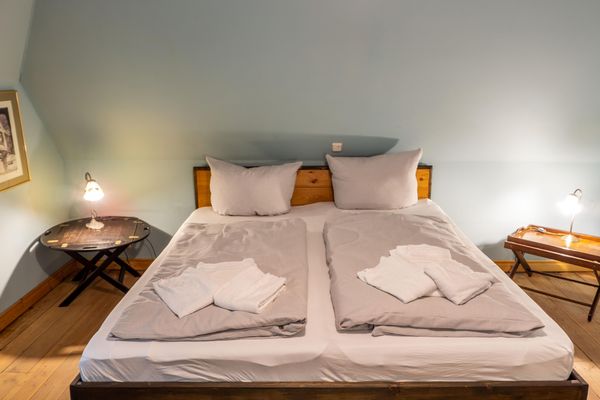  Ferienhaus Borsthusen Garding - Schlafbereich