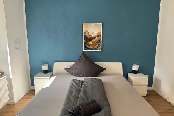 Schlafzimmer  Ferienhaus "Jasmine" in Hettstedt mit 3 Schlafzimmern