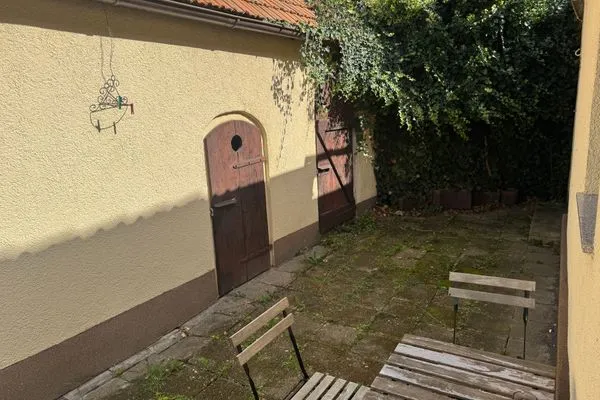Garten  Ferienhaus "Jasmine" in Hettstedt mit 3 Schlafzimmern