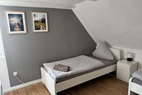 Schlafzimmer  Ferienhaus "Jasmine" in Hettstedt mit 3 Schlafzimmern