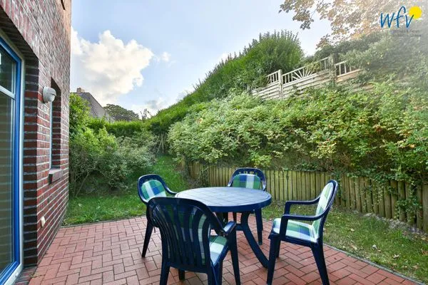 Terrasse Speicherhaus Ferienwohnung 2