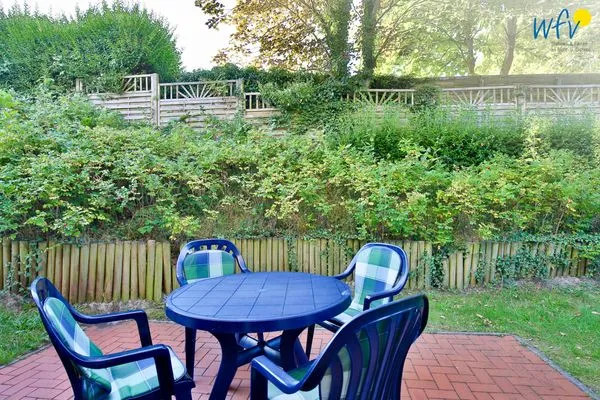 Terrasse Speicherhaus Ferienwohnung 2