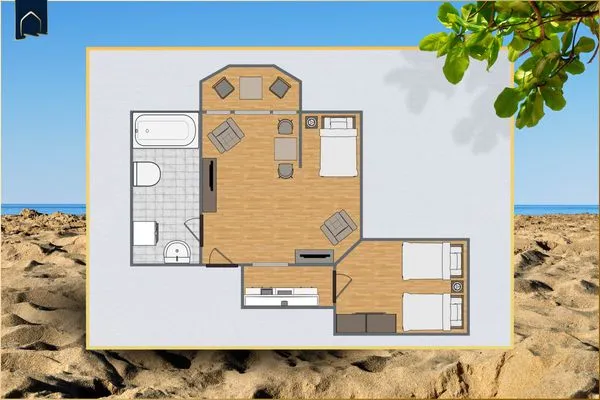 Grundriss Villa Sanke App. Seeblick