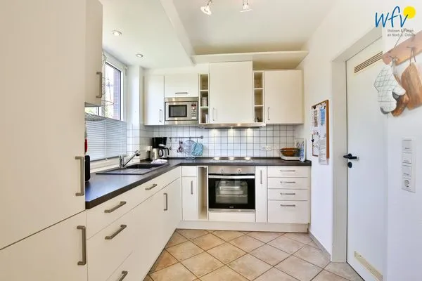 Küche / Küchenzeile Haus Dünenblick Ferienwohnung 1
