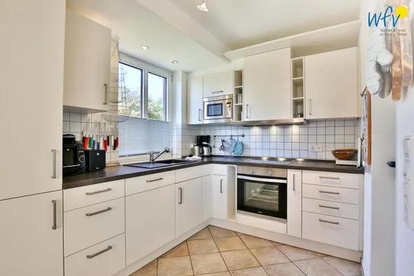 Küche / Küchenzeile Haus Dünenblick Ferienwohnung 1