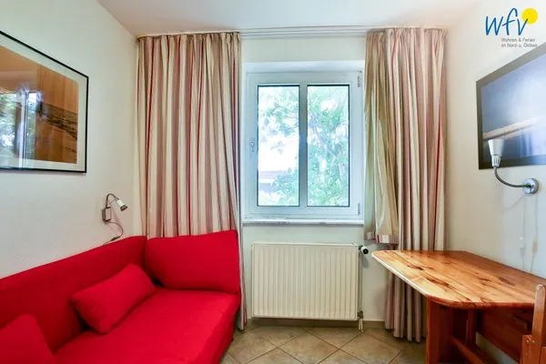 Schlafzimmer Haus Dünenblick Ferienwohnung 1