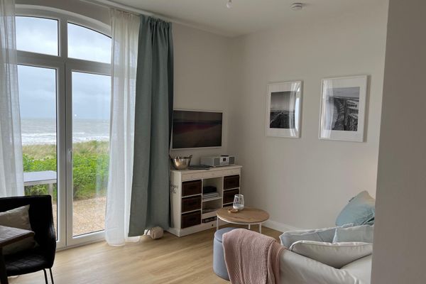 Haus Alexandra Ferienwohnung 8 Dat Büdche Wangerooge - Wohnzimmer