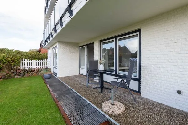 Terrasse  Haus Weissenburg Whg. EG West