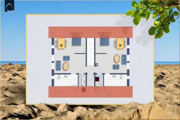 Grundriss  Ferienhaus Backhus