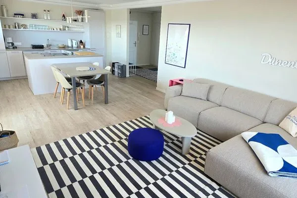 Wohnzimmer  Paulstr. 2, Whg. 55, Dünenlicht