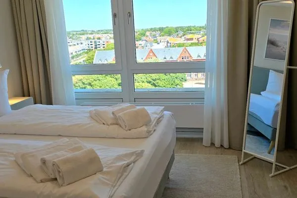 Schlafzimmer  Paulstr. 2, Whg. 55, Dünenlicht