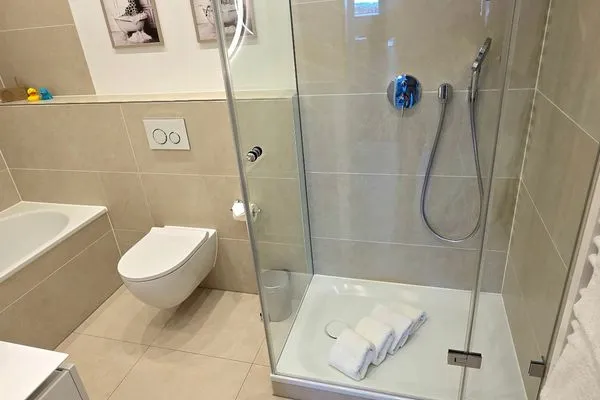 Badezimmer  Paulstr. 2, Whg. 55, Dünenlicht