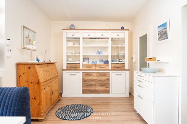  FeWo FördePanorama Laboe - Wohnzimmer