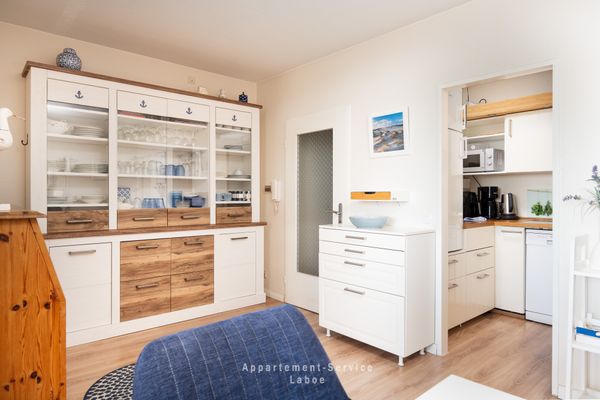  FeWo FördePanorama Laboe - Wohnzimmer