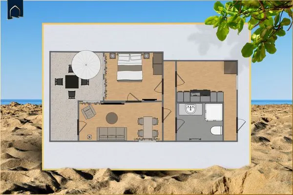 Grundriss Villa Tanneck App. 2