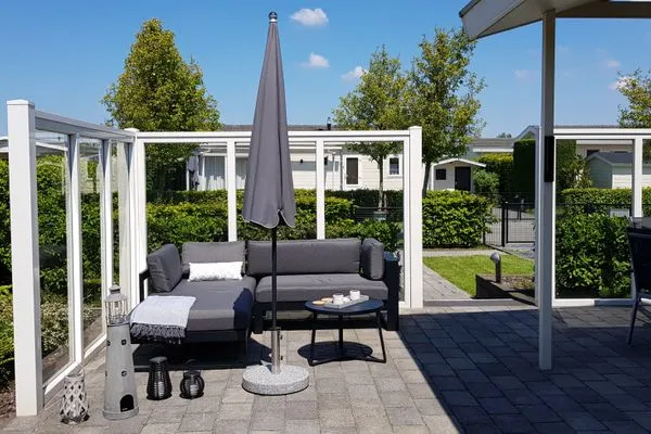  Breskens Chalet Meeresrauschen mit Zaun Haus Nr. J251