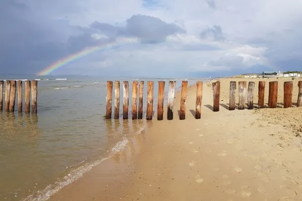  Breskens Chalet Meeresrauschen mit Zaun Haus Nr. J251