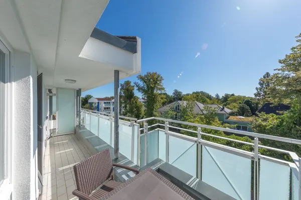 Apartment am Kurstrand Zingst - Balkon  Apartment am Kurstrand