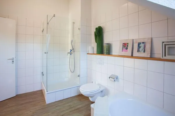 Badezimmer  Seeblick Bodman – Am Strandbad