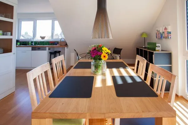 Wohnzimmer  Seeblick Bodman – Am Strandbad