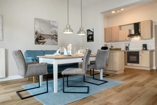 Living room Ostsee Residenz Meeresblick Dünenblick