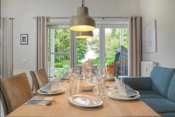 Living room Ostsee Residenz Meeresblick Dünenblick