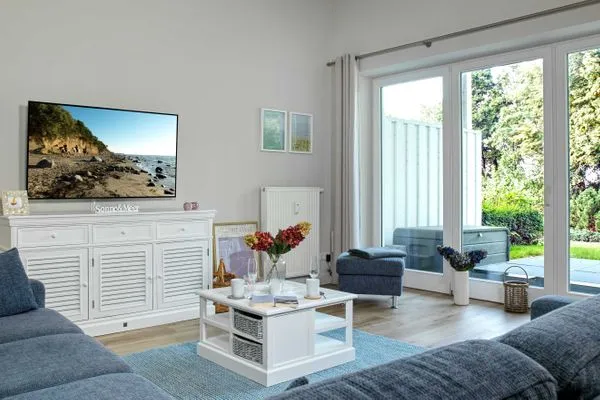 Living room Ostsee Residenz Meeresblick Dünenblick