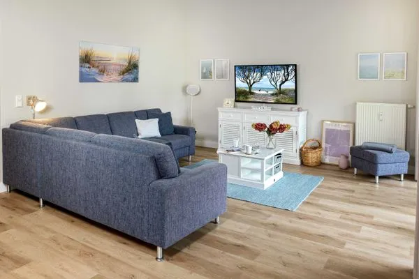 Living room Ostsee Residenz Meeresblick Dünenblick