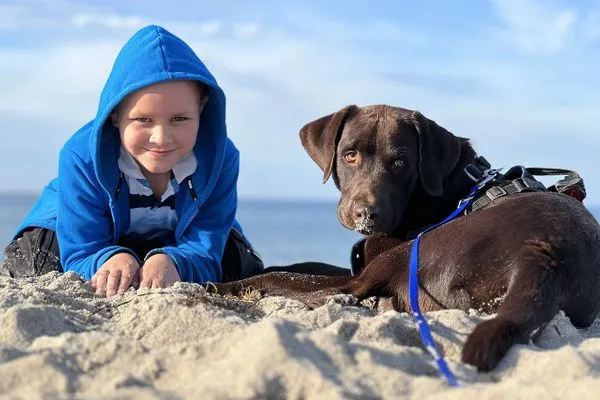 Strand  Ferienhaus an der Au