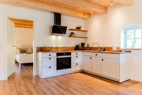 Vollausgestattete Küchenzeile  Ferienwohnung Hanna im Reethus Mühlenlund