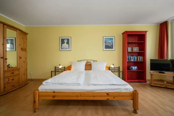 Ferienwohnung Abendsonne Waren - Bett  Abendsonne