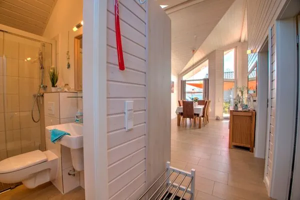 Wohnzimmer  Ferienhaus "Marielund" im Ferienpark Holm an der Ostsee