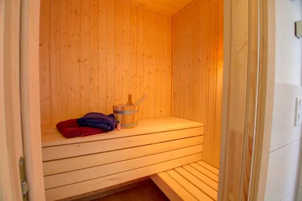 Sauna  Ferienhaus "Marielund" im Ferienpark Holm an der Ostsee