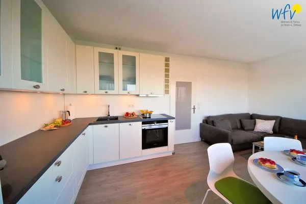 Küche / Küchenzeile Haus Panorama Ferienwohnung Strandkieker