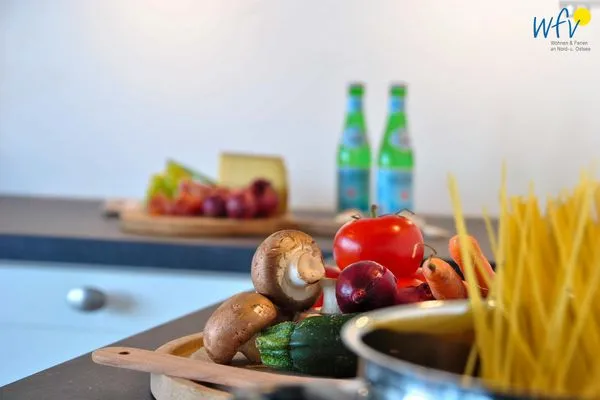 Dekoratives Detail Haus Panorama Ferienwohnung Strandkieker