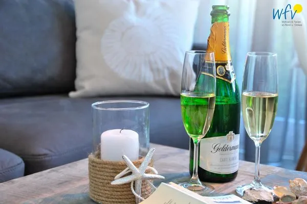 Dekoratives Detail Haus Panorama Ferienwohnung Strandkieker